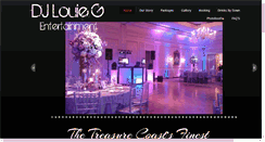 Desktop Screenshot of djlouiegentertainment.com